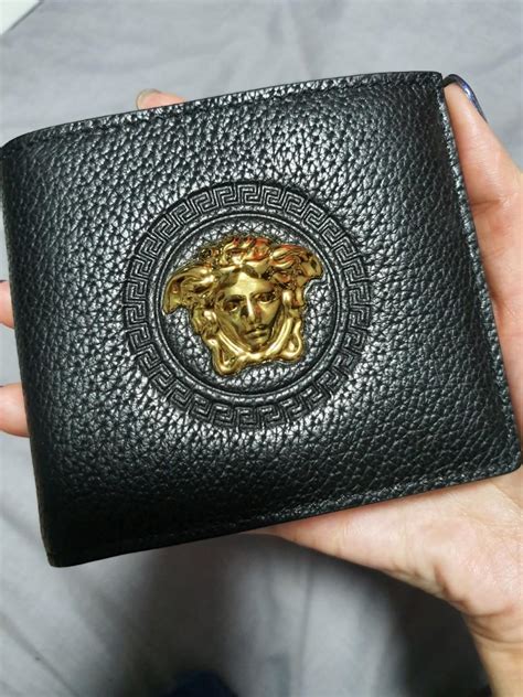 versace wallet men's